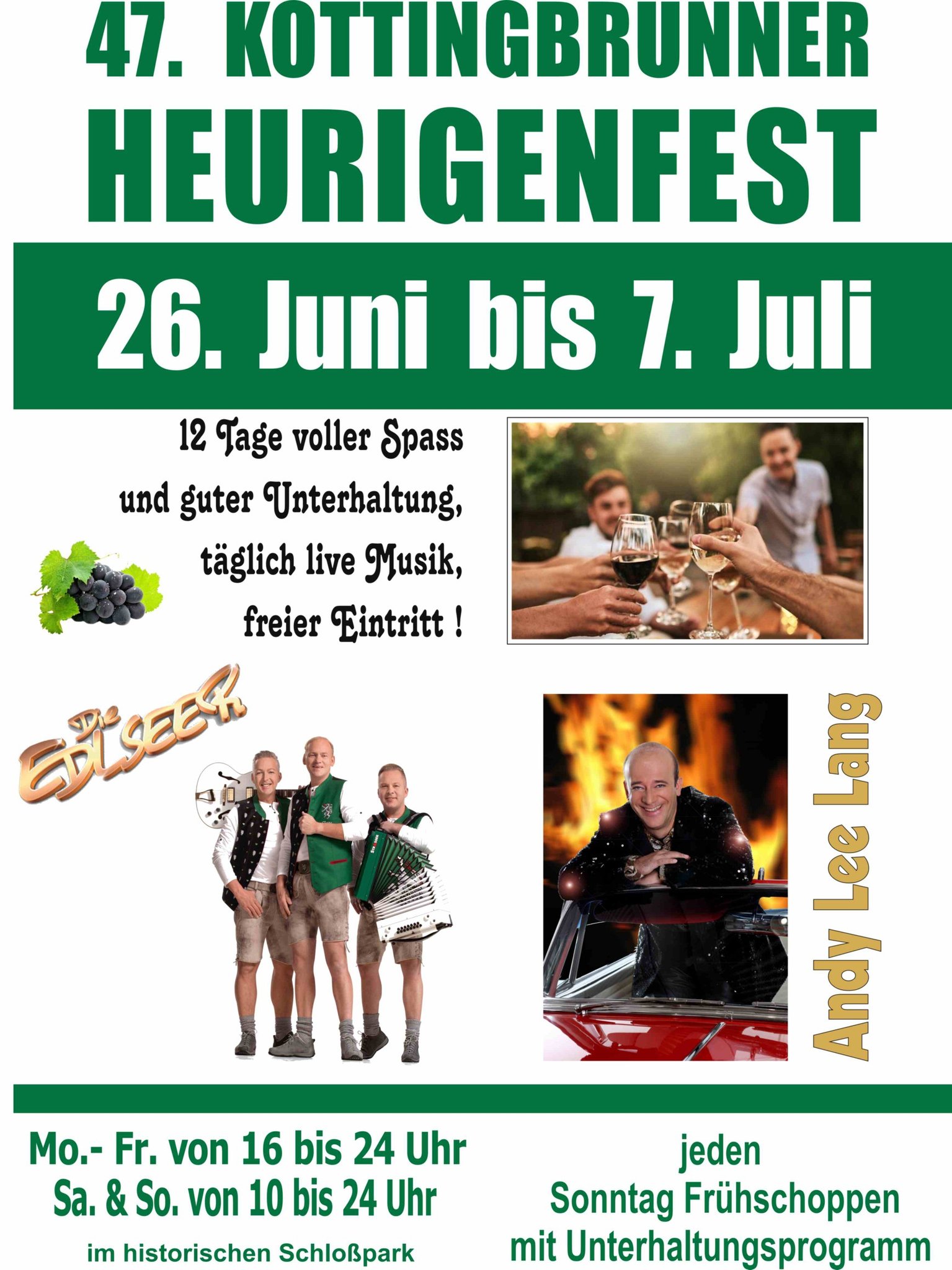 Flyer: 47. Kottingbrunner Heurigenfest