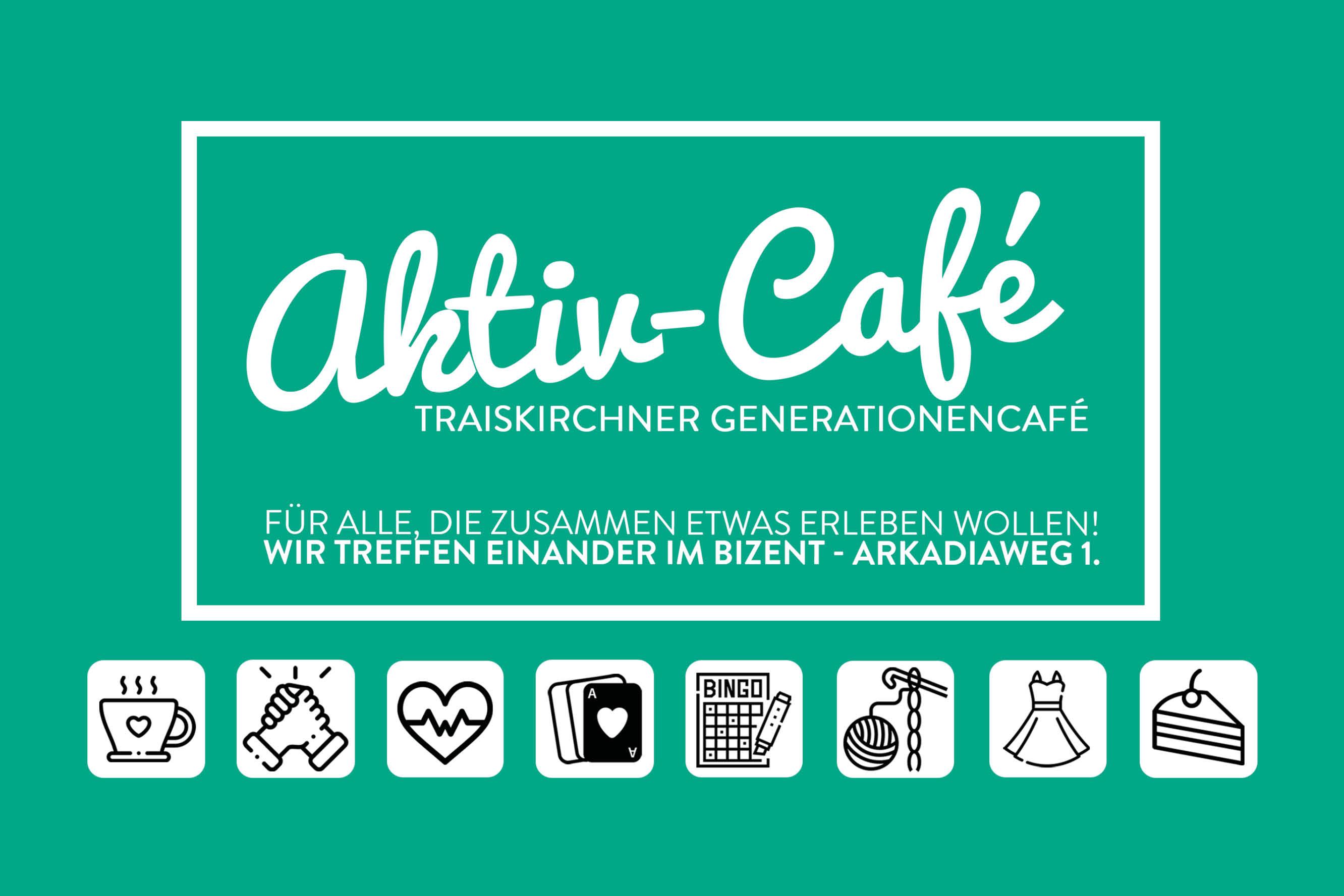 Flyer: Aktiv Café - Fit im Köpfchen mit Sophia Zahrl
