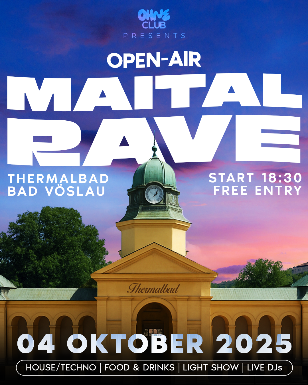 Flyer: MAITAL RAVE