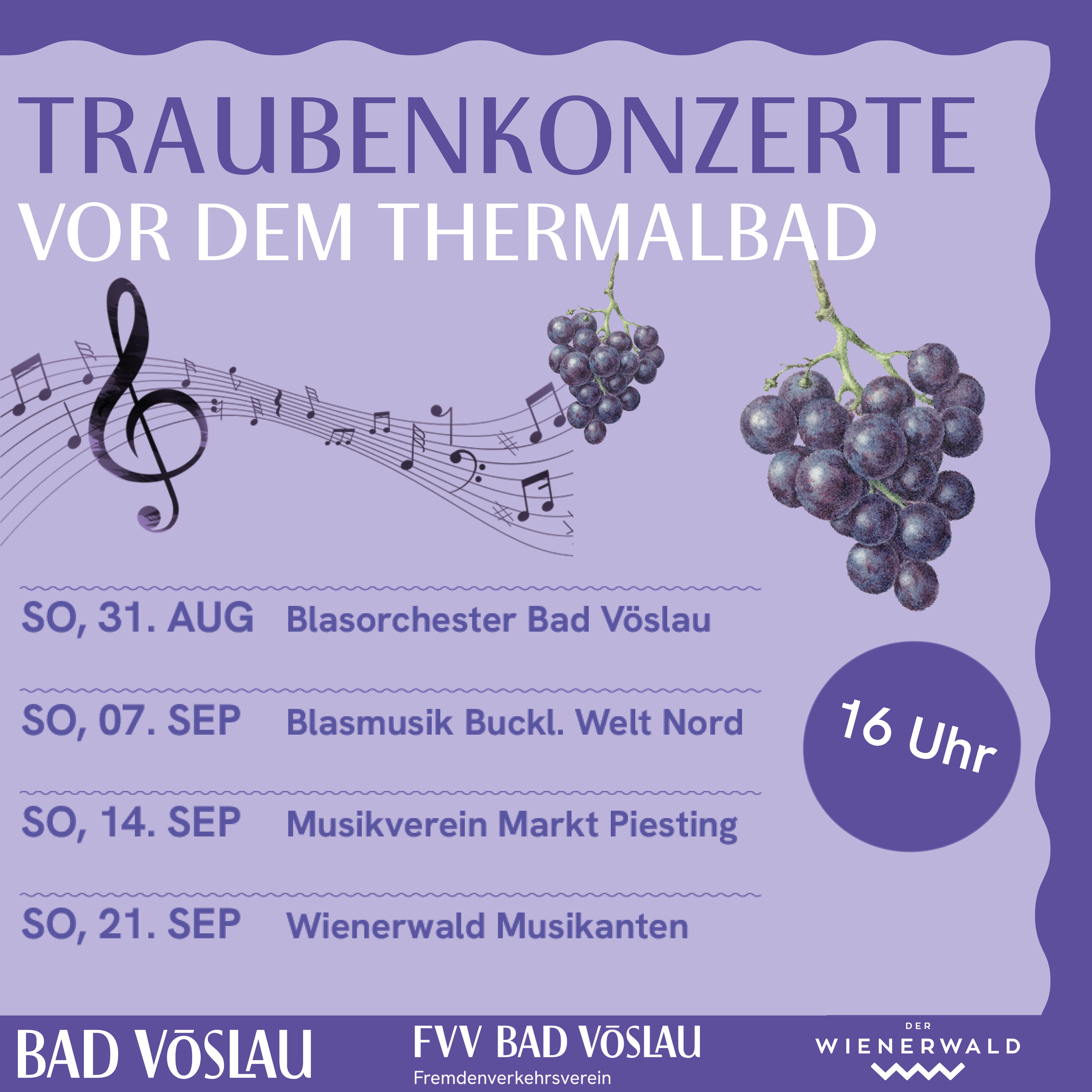 Flyer: Traubenkonzert Bad Vöslau