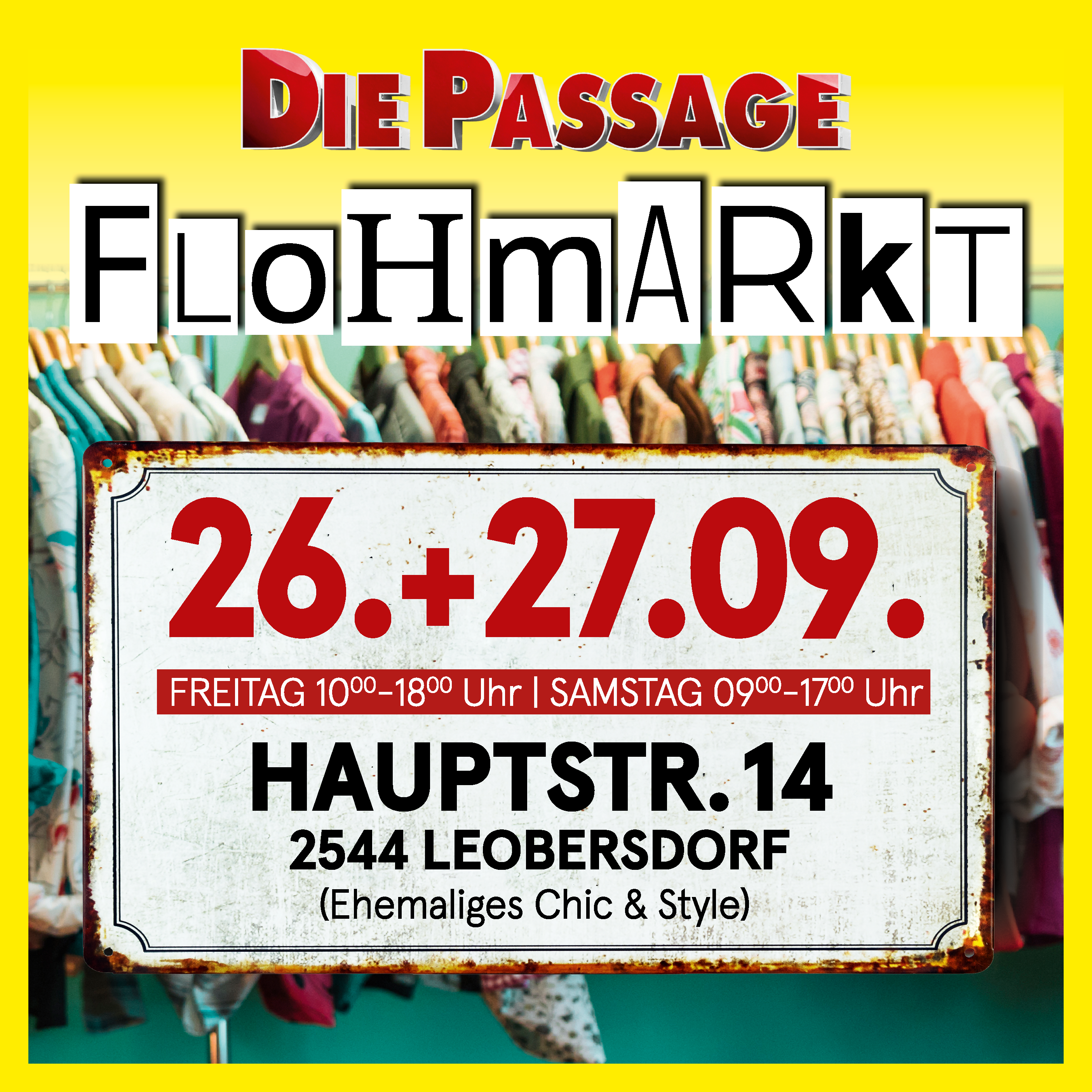Flyer: DIE PASSAGE Flohmarkt